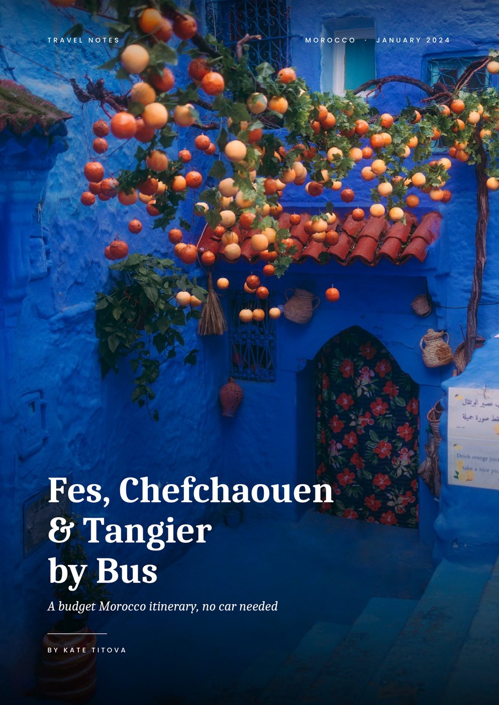 Cover of the Morocco PDF guide