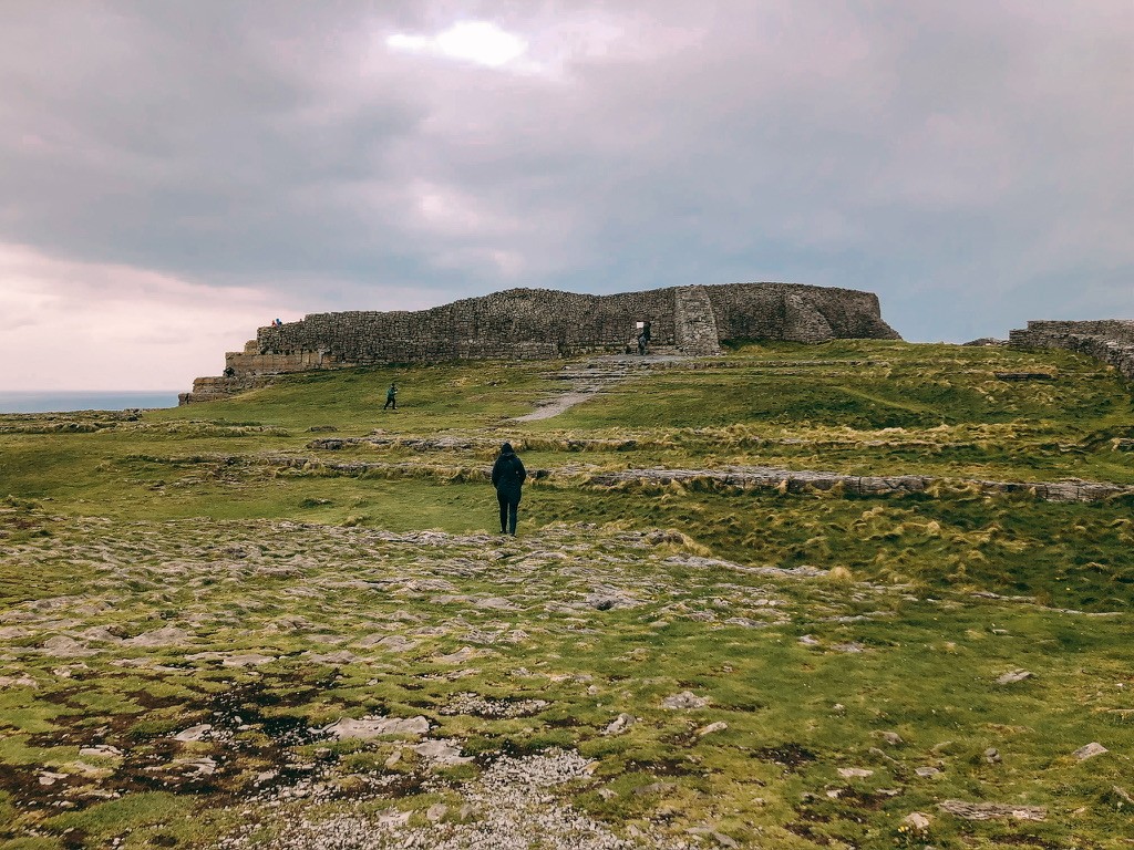 A stone fort on Inishmore