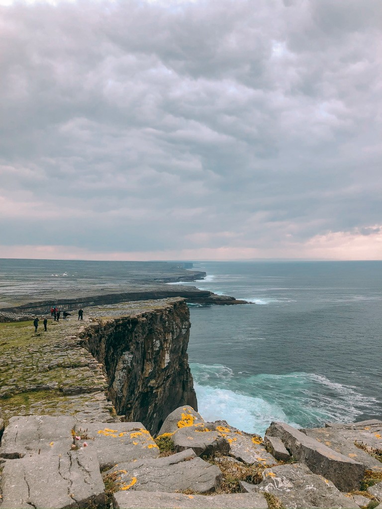 A cliff edge on Inishmore
